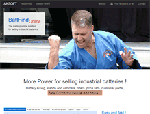 Tablet Screenshot of battfind.com